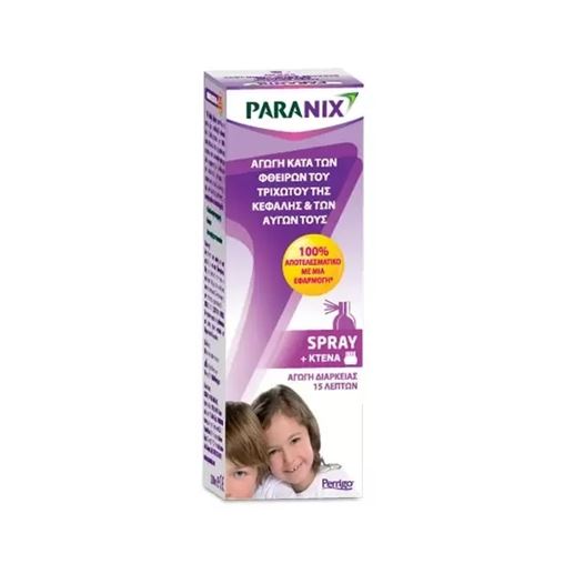 Paranix Αντιφθειρικό Spray Αγωγής Κατά Των Φθειρών (Ψείρες) & Των Αυγών 100ml & Χτενάκι