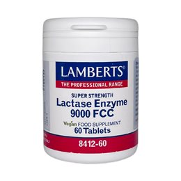 Lamberts Lactase Enzyme 9000 FCC Vegan 60 δισκία  Ειδική & Υγιεινή Διατροφή