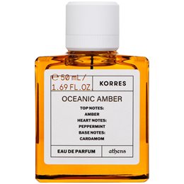 Korres Oceanic Amber  Eau de Parfum Ανδρικό Άρωμα με Νότες Κάρδαμο, Κεχριμπάρι & Μέντα 50ml KORRES Ανδρικά Αρώματα