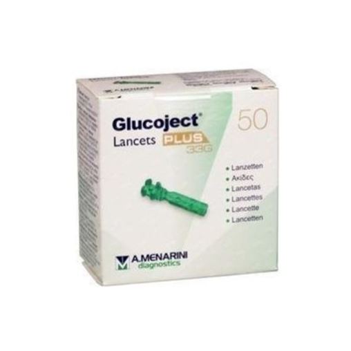 Menarini Glucoject Lancets Plus Σκαρφιστήρες 33G 50τμχ