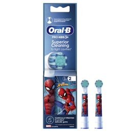 Oral-B Ανταλλακτικό για Ηλεκτρική Οδοντόβουρτσα για Spiderman για  3m+ 2τμχ ORAL - B Παιδική Στοματική Υγιεινή