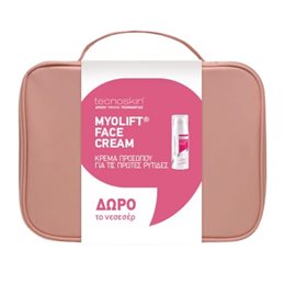 Tecnoskin Myolift Face Cream Κρέμα Προσώπου για τις Πρώτες Ρυτίδες 50 ml + Δώρο Νεσεσέρ  Πακέτα