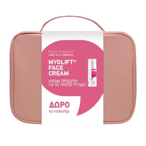 Tecnoskin Myolift Face Cream Κρέμα Προσώπου για τις Πρώτες Ρυτίδες 50 ml + Δώρο Νεσεσέρ