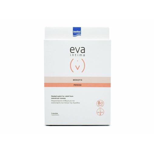 Eva Intima Menofix Period Αυτοκόλλητο Θερμαινόμενο Επίθεμα για την Ανακούφιση των Πόνων Περιόδου 3τμ
