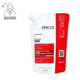 Dercos Energy+ Refill Δυναμωτικό Σαμπουάν Κατά Της Τριχόπτωσης 500ml VICHY Τριχόπτωση / Ενδυνάμωση
