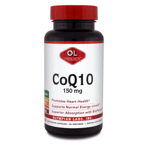 Olympian Labs Συνένζυμο Co Q10 Extra Size Bioperine 150mg 60 Φυτικές Κάψουλες