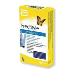 Abbott FreeStyle Precision Strips Ταινίες μέτρησης σακχάρου, 50 ταινίες FREESTYLE Ταινίες Μέτρησης Σακχάρου