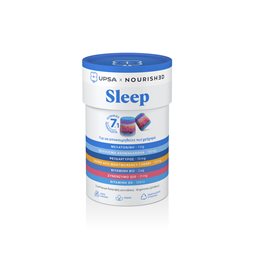 Upsa Nourished Sleep 7-in-1 - Συμπλήρωμα Διατροφής για Ποιοτικό Ύπνο 30 ζελεδάκια UPSA Ύπνος-Στρες & Ψυχολογία
