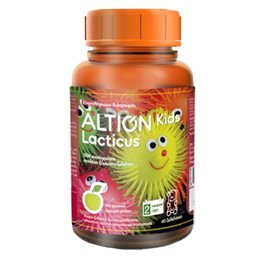 Altion Kids Lacticus -Συμπλήρωμα Διατροφής με Προβιοτικά για Παιδιά, Γεύση Μήλο 3+ Ετών,60 Ζελεδακια ALTION Παιδικά Συμπληρώματα