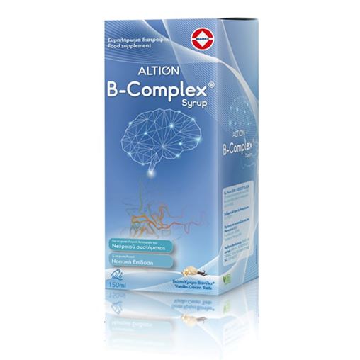 Altion B-Complex Syrup - Συμπλήρωμα Διατροφής για την Ενίσχυση του Νευρικού Συστήματος 150ml