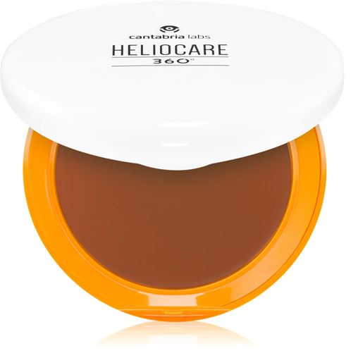Heliocare 360º Αντηλιακή Πούδρα Με Χρώμα Oil-free Compact SPF 50+ Bronze (Μπρονζε) 10g
