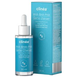 Clinea AHA-BHA-PHA Game Changer Night Serum - Ορός Νυκτός για την Καταπολέμηση των Ατελειών  30ml CLINEA Οροι / Serum