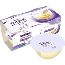 Nutricia Fortimel Cream Protein Ειδικό Συμπλήρωμα Διατροφής Κρέμα με γεύση Βανίλια 1.6Kcal 4 x 125gr  Ειδική & Υγιεινή Διατροφή