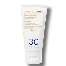 Korres Yoghurt Γιαούρτι Αντηλιακή Κρέμα Προσώπου SPF30 50 ml KORRES Αντηλιακά Προσώπου