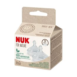 Nuk Nature Sense Softer Medium (M) Θηλές Σιλικόνης Μέτριας Ροής (10.709.305), 2τμχ  Θηλές