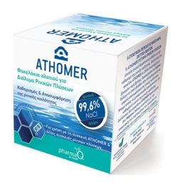 PharmaQ Athomer Φακελάκια Αλατιού Για Διάλυμα Ρινικών Πλύσεων 50 τεμάχια ATHOMER Ρινική Αποσυμφόρηση