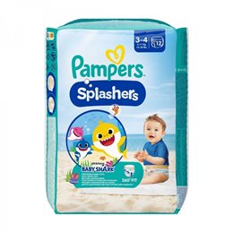 Pampers Πάνες Μαγιό Splashers No. 3 για 6-11kg 12τμχ PAMPERS Πάνες