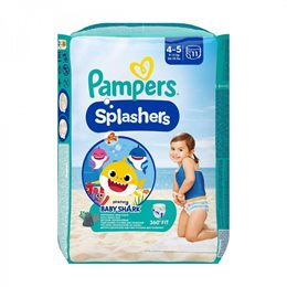  Pampers Πάνες Μαγιό Splashers No. 4-5 (9-15kg) 11τμχ PAMPERS Πάνες