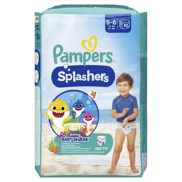 Pampers Πάνες Μαγιό Splashers No. 5-6 (14+kg) 10τμχ PAMPERS Πάνες