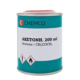 Chemco Καθαρή Ακετόνη 200ml CHEMCO Χημικά- Πρώτες Υλες