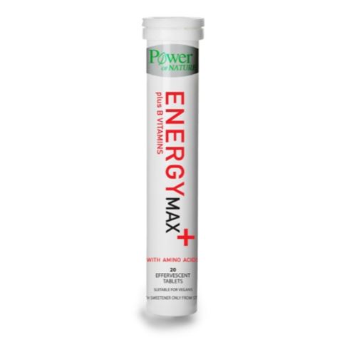 Power Health Energy Max+ Plus B Vitamins, 20 Αναβράζοντα Δισκία