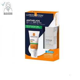 La Roche Posay Anthelios UVMUNE 400 Oil Control Gel Cream SPF50+ 50ml & ΔΩΡΟ Toleriane Sensitive 15m LA ROCHE POSAY Αντηλιακά Σετ