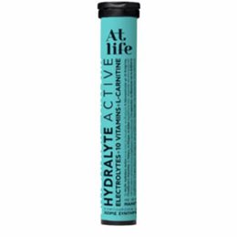 AtLife Hydralyte Actie Electrolytes & 10 Vitamins & L-Carnitine συμπλήρωμα ηλεκτρολυτών 24 αναβράζον  Ηλεκτρολύτες