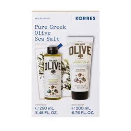Korres Promo Pure Greek Olive Θαλασσινό Aλάτι Αφρόλουτρο 250ml & Eνυδατικό Γαλάκτωμα Σώματος 250ml KORRES Πακέτα