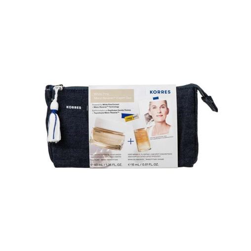 Korres Promo Λευκή Πεύκη Κρέμα Ημέρας για Κανονικές/Μικτές, 40ml & Ορός Προσώπου, 15ml