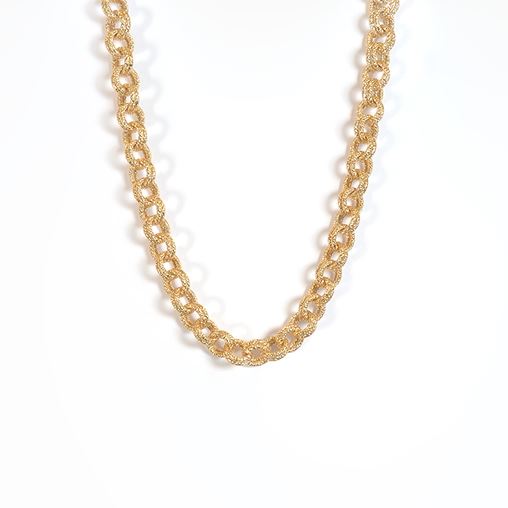 FARMA BIJOUX NECKLACE DOUBLE CHAIN 1GDC