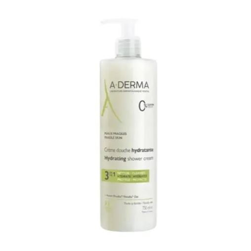 A-Derma Hydrating Shower Cream Ενυδατική Κρέμα Καθαρισμού Χωρίς Σαπούνι 750 ml