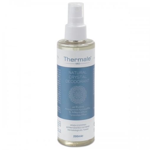 Thermale Med Natural Crystal Deodorant Φυσικό Αποσμητικό με Κρύσταλλο 200ml