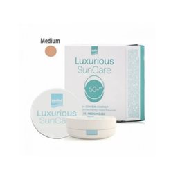 Intermed SunCare Silk Cover BB Compact 3 Medium Dark SPF50+ Πούδρα Υψηλής Αντηλιακής Προστασίας 12gr LUXURIOUS Αντηλιακά Προσώπου