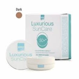InterMed Luxurious Suncare Silk Cover Αντηλιακή Πούδρα Προσώπου SPF50 Dark 12gr LUXURIOUS Αντηλιακά Προσώπου