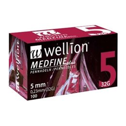 Wellion Medfine Plus Βελονάκια για Πένα Ινσουλίνης 32G x 5mm 100τεμ WELLION Ταινίες Μέτρησης Σακχάρου