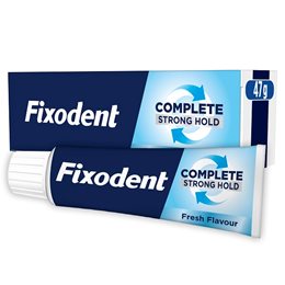 Fixodent Complete Strong Hold Στερεωτική Κρέμα Για Τεχνητές Οδοντοστοιχίες 47 gr FIXODENT Τεχνητή Οδοντοστοιχία