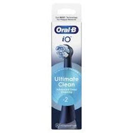 Oral-B iO Ultimate Clean Ανταλλακτικές Κεφαλές Ηλεκτρικής Οδοντόβουρτσας σε Μαύρο Χρώμα 2 τμχ ORAL - B Οδοντόβουρτσες