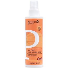 Panthenol Extra Sun Care Face & Body Spray Spf50 Αντηλιακό Γαλάκτωμα Προσώπου & Σώματος 250ml PANTHENOL Αντηλιακά Σώματος