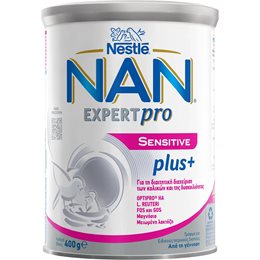 Nan Expert Pro Sensitive Plus+ 0+ - Γάλα σε Σκόνη για Βρέφη με Κολικούς & Δυσκοιλιότητα ,400gr NESTLE Βρεφικά Γάλατα