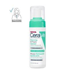 CeraVe Balancing Air Foam Cleanser Καθαριστικό Προσώπου για το Κανονικό έως Μικτό Δέρμα 148 ml CERAVE Καθαρισμός