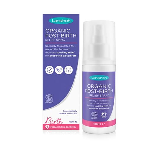 Lansinoh Organic Post-Birth Relief Spray Οργανικό Σπρέι Aνακούφισης για Μετά τον Tοκετό 100ml