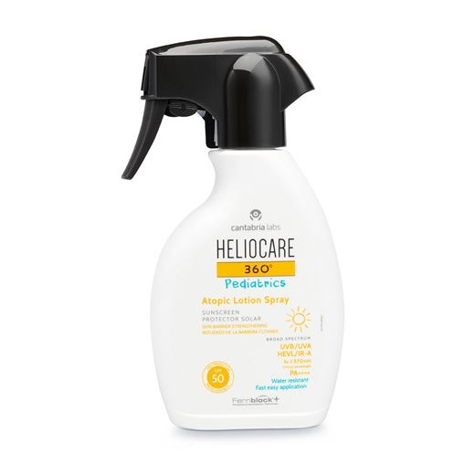 Heliocare 360 Pediatrics Atopic Lotion Spray Αδιάβροχο Βρεφικό Αντηλιακό Spray SPF50 250ml