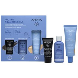 Apivita Set Αqua Beelicious Hydrating Fluid CreamSPF30 40ml & Black Detox 15ml & Hydrating Toner50ml APIVITA Πακέτα