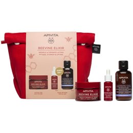 Apivita Promo Beevine Elixir Πλούσιας Υφής, 50ml & Ορός, 10ml & Αφρός Καθαρισμού, 75ml APIVITA Πακέτα