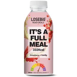 Losebig Full Meal 332Kcal  -Strawberry-Vanilla Ειδικό Συμπλήρωμα Διατροφής 500ml  Ειδική & Υγιεινή Διατροφή