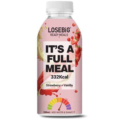 Losebig Full Meal 332Kcal  -Strawberry-Vanilla Ειδικό Συμπλήρωμα Διατροφής 500ml