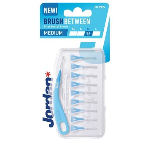 Jordan Brush Between Μεσοδόντια Βουρτσάκια Κυλινδρικά Medium  0.6 10 τμχ
