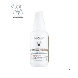 Vichy Capital Soleil UV-AGE Daily Pigment Αντηλιακή Λοσιόν Προσώπου SPF50+ με Χρώμα Medium 40ml VICHY Αντηλιακά Προσώπου