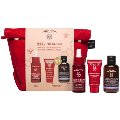 Apivita Beevine Elixir Promo Σετ Περιποίησης για Ρυτίδες, Σύσφιξη & Lifting 4τμχ
