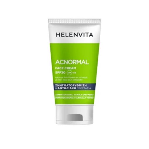 Helenvita Acnormal Face Cream SPF30 Σμηγματορύθμιση & Αντηλιακή Προστασία 50ml